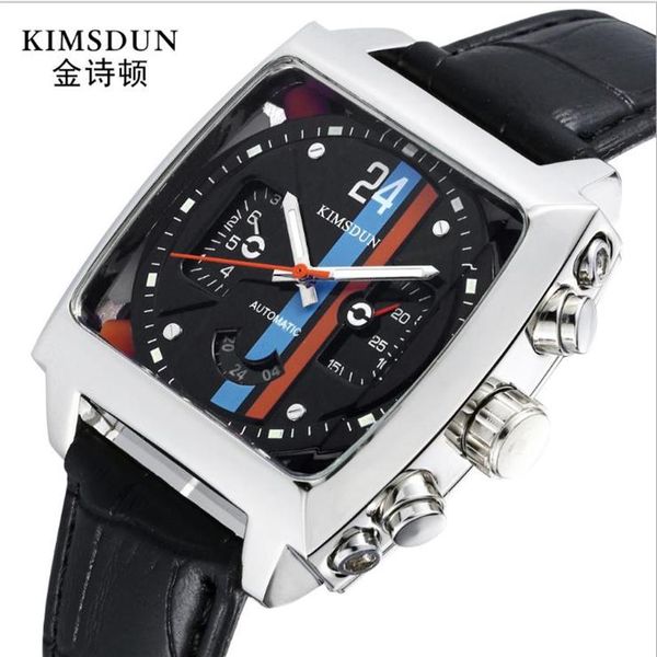 brand mechanical automatic watch men luxury square watches mens rubber sport wristwatch famous fashion designer clock195a, Slivery;brown
brand mechanical automatic watch men luxury square watches mens rubber sport wristwatch famous fashion designer clock195a, Slivery;brown