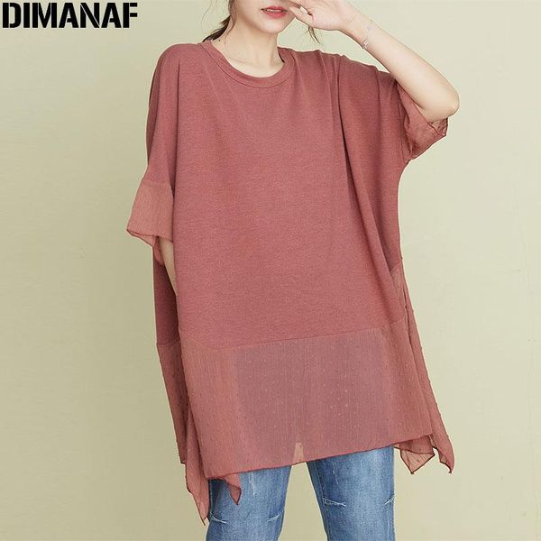 t-shirt dimanaf 2021 women tshirt fashion female lady patchwork oversize chiffon oneck cotton loose short sleeve teesoversize, White
t-shirt dimanaf 2021 women tshirt fashion female lady patchwork oversize chiffon oneck cotton loose short sleeve teesoversize, White