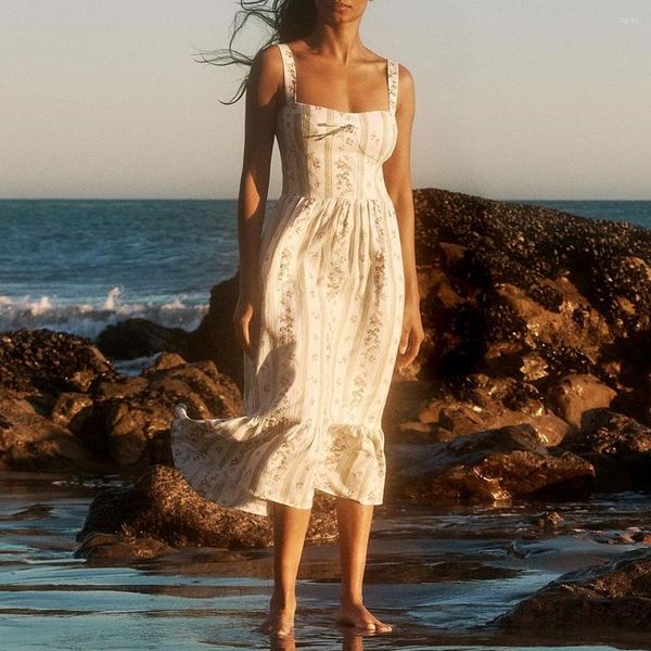 casual dresses boho for women 2023 midi elegant vintage chiffon floral summer dress sleeveless square neck strap bohemian beach, Black;gray 
casual dresses boho for women 2023 midi elegant vintage chiffon floral summer dress sleeveless square neck strap bohemian beach, Black;gray