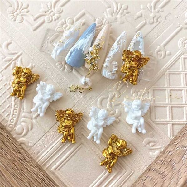nail art decorations 10 pcs baroque angel baby 3d nail art decorations retro diy ornament manicure design accessories j230419, Silver;gold
nail art decorations 10 pcs baroque angel baby 3d nail art decorations retro diy ornament manicure design accessories j230419, Silver;gold