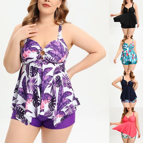 modest plus size tankini sets for women's swimsuits 2 piece athletic bathing suits with boyshorts loose fit swimwear, White;black
modest plus size tankini sets for women's swimsuits 2 piece athletic bathing suits with boyshorts loose fit swimwear, White;black
