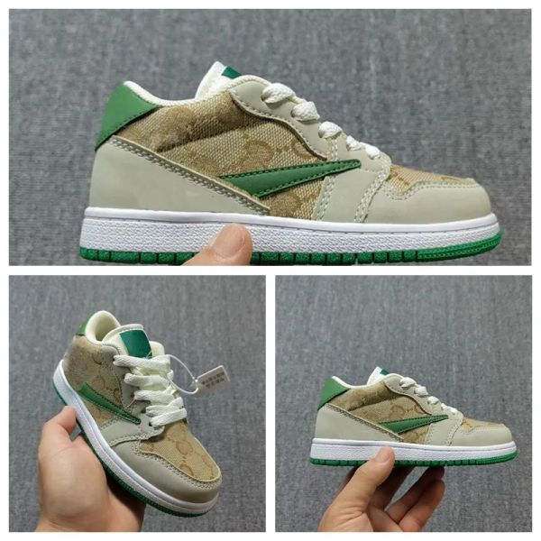 kids jumpman 1 low green basketball shoes infant girls boys youth 1s basketballs sneaker outdoor sneakers sport trainers, Black
kids jumpman 1 low green basketball shoes infant girls boys youth 1s basketballs sneaker outdoor sneakers sport trainers, Black