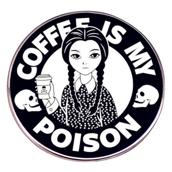 adams wednesday brooch coffee is my poison cute anime movies games hard enamel pins collect metal cartoon brooch backpack hat bag collar lap, Blue
adams wednesday brooch coffee is my poison cute anime movies games hard enamel pins collect metal cartoon brooch backpack hat bag collar lap, Blue