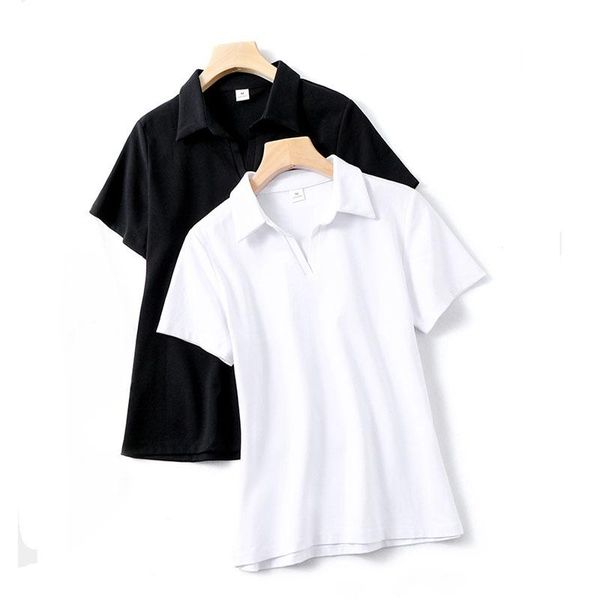 polos 2pc/lot women clothing short sleeve women's black white polo tshirt for woman summer poloshirt for girls
polos 2pc/lot women clothing short sleeve women's black white polo tshirt for woman summer poloshirt for girls
