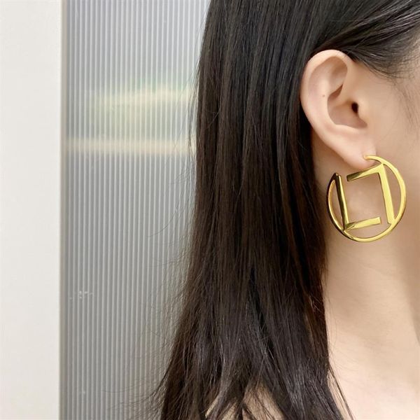 women hoop earrings designer fashion huggie big double letters gold hoops f jewelry luxurys stud earring plating 18k with box252e, Golden;silver
women hoop earrings designer fashion huggie big double letters gold hoops f jewelry luxurys stud earring plating 18k with box252e, Golden;silver