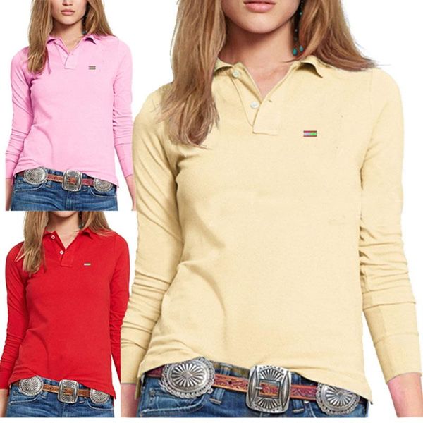 polos autumn ladies longsleeved polo shirt casual women lapel polo shirt embroidere striped cotton women's slim, White
polos autumn ladies longsleeved polo shirt casual women lapel polo shirt embroidere striped cotton women's slim, White