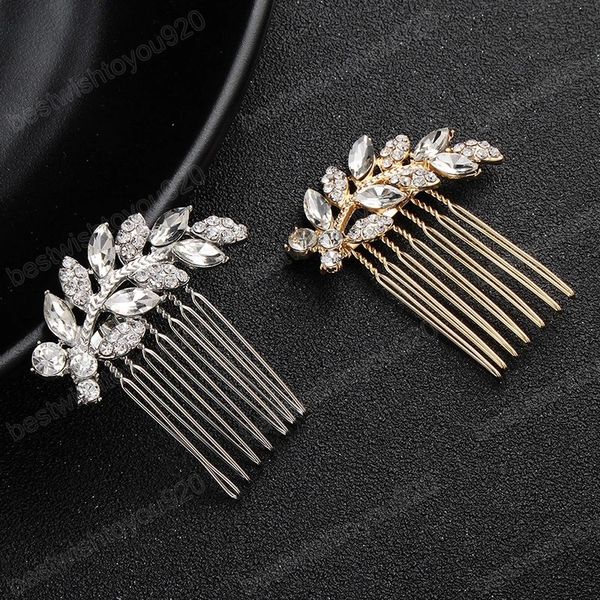 crystal rhinestone hair combs leaves shape hairpins for women girls wedding bride bridesmaid headwear party hair accessories, Golden;silver
crystal rhinestone hair combs leaves shape hairpins for women girls wedding bride bridesmaid headwear party hair accessories, Golden;silver