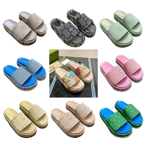 luxury slippers women's r slippers summer fashion embroidered canvas slippers 60mm platform sandals printed shoes size 35-40, Black
luxury slippers women's r slippers summer fashion embroidered canvas slippers 60mm platform sandals printed shoes size 35-40, Black