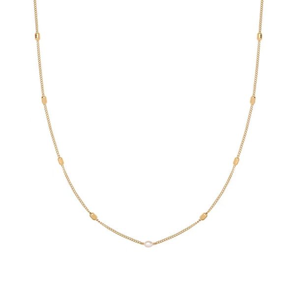 freshwater pearl minimalist rice pearl necklace collarbone chain titanium steel plated 18k gold color retaining jewelry, Silver
freshwater pearl minimalist rice pearl necklace collarbone chain titanium steel plated 18k gold color retaining jewelry, Silver