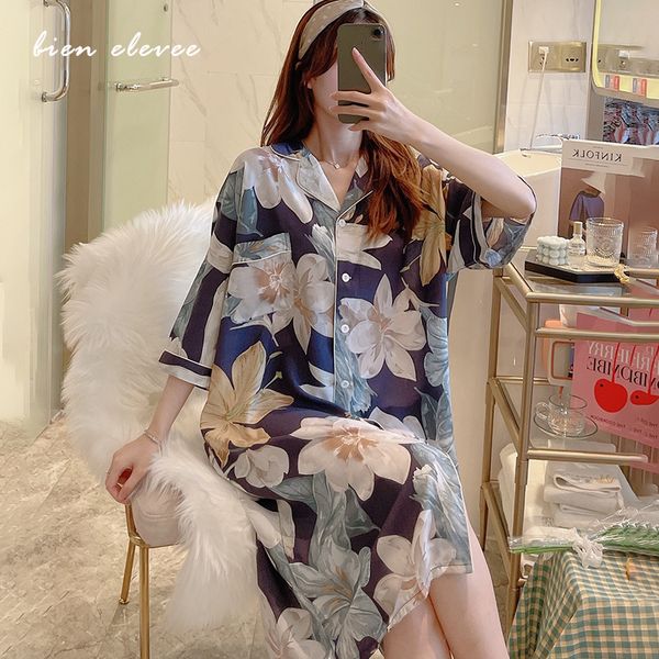 women's sleepwear women sleepwear nightgown floral printed viscoes summer nightdress sleeping dress female plus size homewear sleepshir, Black;red
women's sleepwear women sleepwear nightgown floral printed viscoes summer nightdress sleeping dress female plus size homewear sleepshir, Black;red