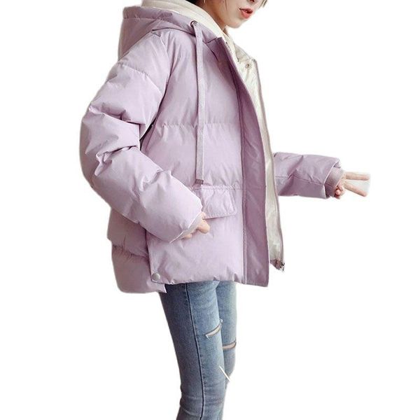 leather new 2021winter ladies jacket down cotton short loose zipper hooded miss cotton coats elegant casual female student outerwear, Black
leather new 2021winter ladies jacket down cotton short loose zipper hooded miss cotton coats elegant casual female student outerwear, Black