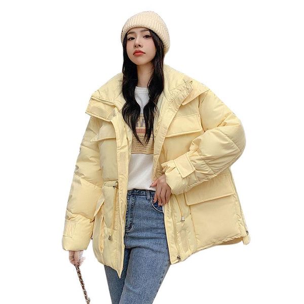 leather new 2022 winter jacket parkas women hooded loose warm thick overcoat jacket female fashion student cotton padded parka coats, Black
leather new 2022 winter jacket parkas women hooded loose warm thick overcoat jacket female fashion student cotton padded parka coats, Black