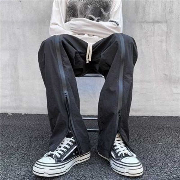 men's pants zipper split casual pants hip hop loose straight trousers for male 2022 new harajuku sweatpants high street men fashion y2k, Black
men's pants zipper split casual pants hip hop loose straight trousers for male 2022 new harajuku sweatpants high street men fashion y2k, Black