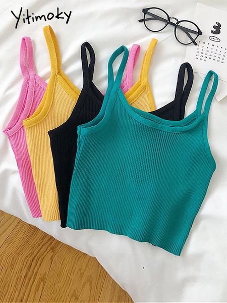 tanks yitimoky crop women tank y2k fashion knitted 2022 summer short solid casual halter sleeveless camis black green, Black;white
tanks yitimoky crop women tank y2k fashion knitted 2022 summer short solid casual halter sleeveless camis black green, Black;white