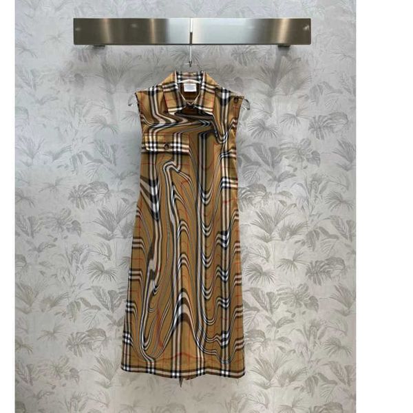 23ss summer dresses women dress womens designer clothing lapel lattice sleeveless pocket dress long skirt womens clothing a1, Black;gray
23ss summer dresses women dress womens designer clothing lapel lattice sleeveless pocket dress long skirt womens clothing a1, Black;gray
