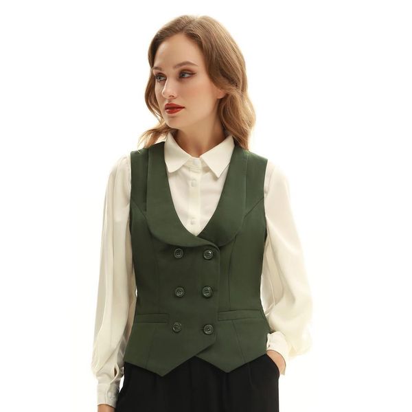 vests belle poque women vintage double breasted vest deep vneck handkerchief hem vest coat vintage lapel collar waistcoat with pocket, Black;white
vests belle poque women vintage double breasted vest deep vneck handkerchief hem vest coat vintage lapel collar waistcoat with pocket, Black;white