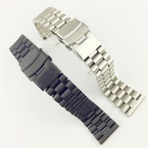 fashion lao sanzhu stainless steel watch band double insurance folding buckle black 20 22 24 26mm325e, Black;brown
fashion lao sanzhu stainless steel watch band double insurance folding buckle black 20 22 24 26mm325e, Black;brown