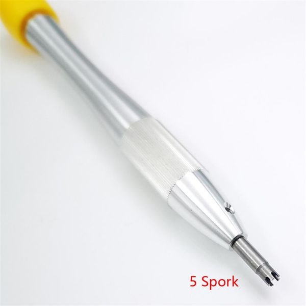 5 spokes star silver screwdriver tool for r m watch band watch case293e