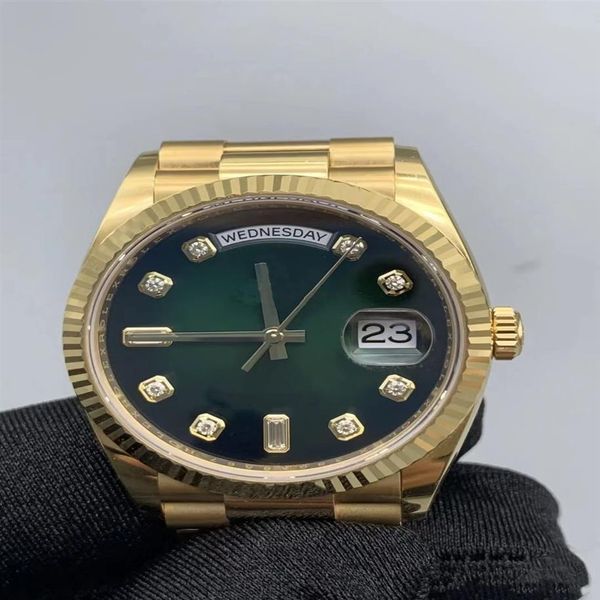 mechanical watch with diamond 36mm sapphire gradual green automatic movement cal 2823 317l 50m waterproof holiday gift with273g, Slivery;brown
mechanical watch with diamond 36mm sapphire gradual green automatic movement cal 2823 317l 50m waterproof holiday gift with273g, Slivery;brown