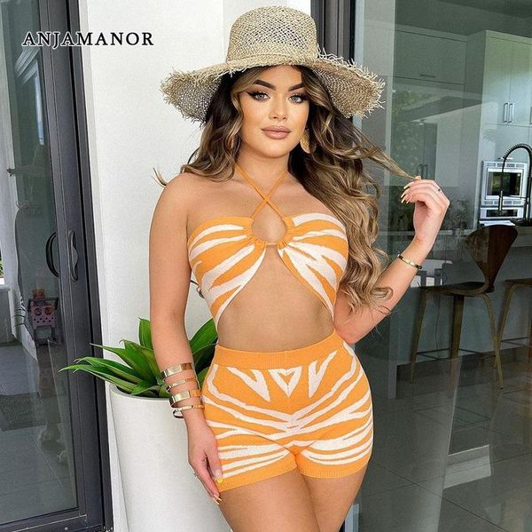 dress anjamanor beach vacation summer 2 piece outfit women 2022 zebra striped knitted halter crop and shorts sets d85cz15, White
dress anjamanor beach vacation summer 2 piece outfit women 2022 zebra striped knitted halter crop and shorts sets d85cz15, White