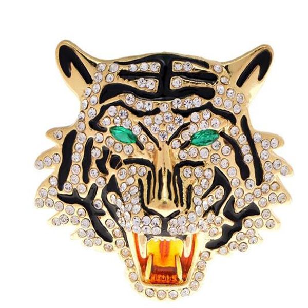 european and american fashion rhinestone roaring tiger brooch for women and men's big tiger head party casual brooch gift ae704, Gray
european and american fashion rhinestone roaring tiger brooch for women and men's big tiger head party casual brooch gift ae704, Gray