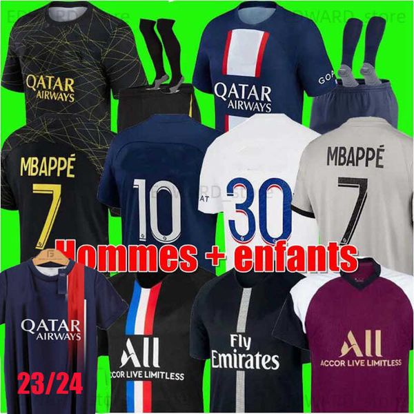 2022 2023 mbappe soccer jerseys maillot de foot hakimi marquinhos verratti football shirt 22 23 24 sergio ramos fabian psgs hommes enfants k, Black
2022 2023 mbappe soccer jerseys maillot de foot hakimi marquinhos verratti football shirt 22 23 24 sergio ramos fabian psgs hommes enfants k, Black