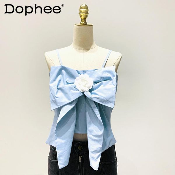 t-shirt sweet big bow camisole young girl 2022 new spring/summer new clothes backless vneck threedimensional flower pink vest top, White
t-shirt sweet big bow camisole young girl 2022 new spring/summer new clothes backless vneck threedimensional flower pink vest top, White