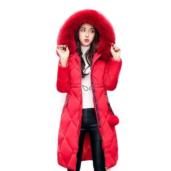 leather new winter korean version of cottonpadded women's midlength fashion big fur collar large size cottonpadded outwear y792, Black
leather new winter korean version of cottonpadded women's midlength fashion big fur collar large size cottonpadded outwear y792, Black