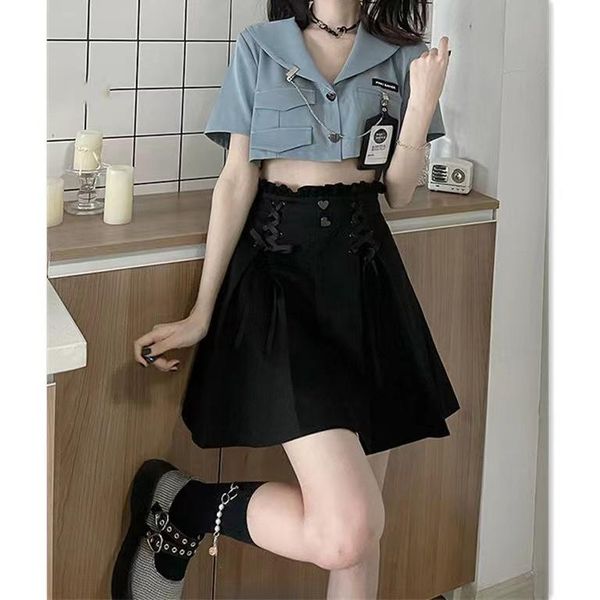 dress fashion suit short shirts bandage slim aline skirts harajuku two piece set women roupas femme japanese sweet outfits 2 pcs, White
dress fashion suit short shirts bandage slim aline skirts harajuku two piece set women roupas femme japanese sweet outfits 2 pcs, White