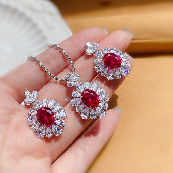 flower lab ruby diamond jewelry set white gold filled party wedding earrings necklace for women bridal engagement jewelry gift, Slivery;golden
flower lab ruby diamond jewelry set white gold filled party wedding earrings necklace for women bridal engagement jewelry gift, Slivery;golden