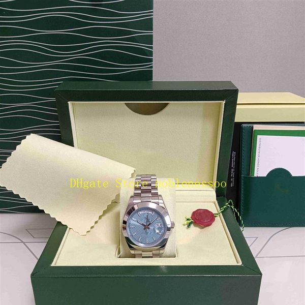20 style real po with original box men's watches men 40mm date president platinum blue diagonal motif dial 228206 228239 2300v, Slivery;brown
20 style real po with original box men's watches men 40mm date president platinum blue diagonal motif dial 228206 228239 2300v, Slivery;brown