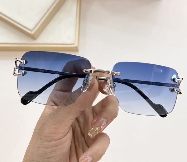 silver blue gradient rimless sunglasses for men designer sunglasses sunnies gafas de sol sonnenbrille sun shades uv400 eyewear with box, White;black
silver blue gradient rimless sunglasses for men designer sunglasses sunnies gafas de sol sonnenbrille sun shades uv400 eyewear with box, White;black