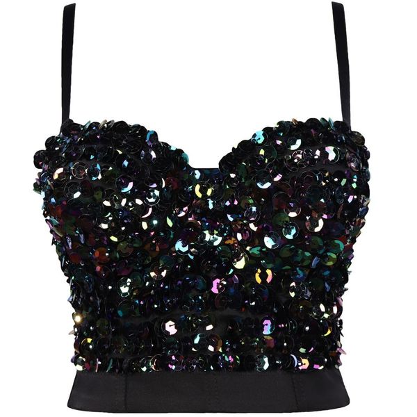 t-shirt 2022 summer black white busiters corsets crop glitter sequined women cute korean style hook eye camisole wear out evening
t-shirt 2022 summer black white busiters corsets crop glitter sequined women cute korean style hook eye camisole wear out evening