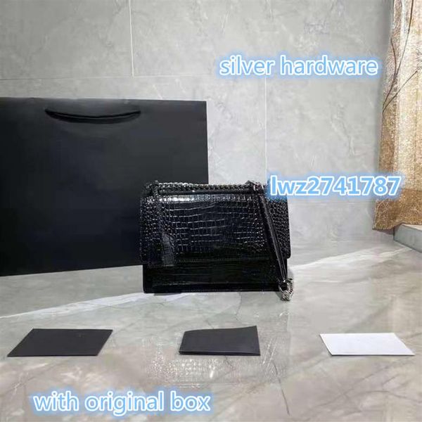 messenger designer handbags for women shoulder bags popular bag genuine leather aligator2239