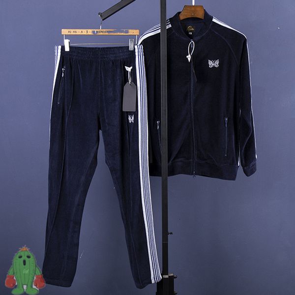 men's tracksuits embroidery butterfly needles tracksuit zipper jacket awge dark blue set 230421, Gray
men's tracksuits embroidery butterfly needles tracksuit zipper jacket awge dark blue set 230421, Gray