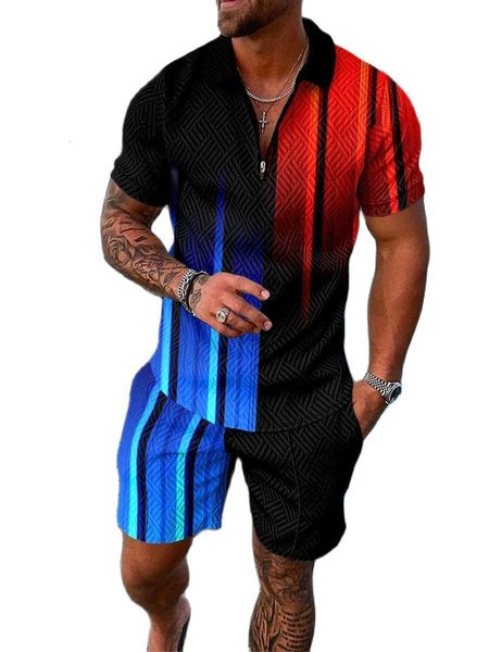 mens tracksuits spring summer suit polo shirt zipper collar soft breathable beach 2 piece 3d printing casual sportswear 230420, Gray
mens tracksuits spring summer suit polo shirt zipper collar soft breathable beach 2 piece 3d printing casual sportswear 230420, Gray