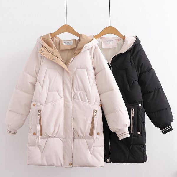 leather 2022 new winter cotton padded jacket women long down padded jacket female parkas loose hooded cotton coat winter women outerwear, Black
leather 2022 new winter cotton padded jacket women long down padded jacket female parkas loose hooded cotton coat winter women outerwear, Black