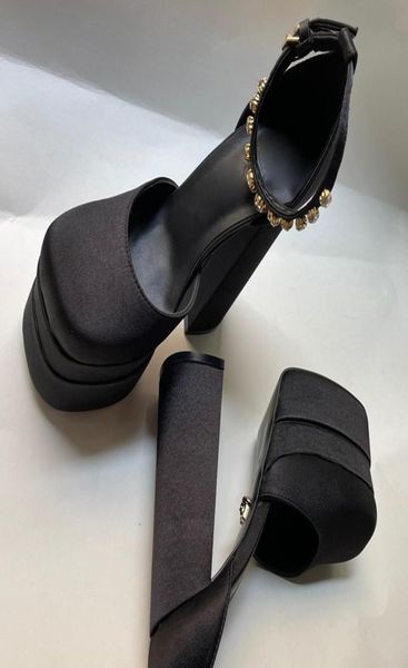 designer platform sandals women square toe satin chunky heels crystal shoes woman thick sole super high heel female pumps party sh7605594, Black
designer platform sandals women square toe satin chunky heels crystal shoes woman thick sole super high heel female pumps party sh7605594, Black