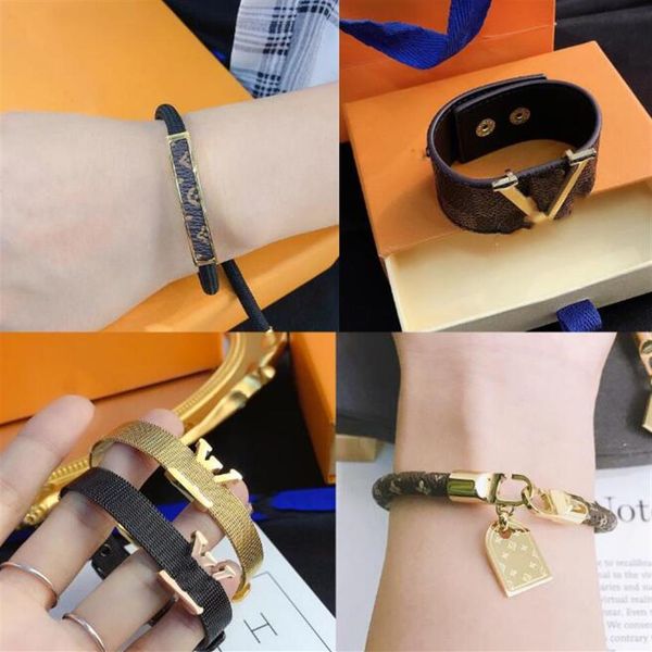 20style new 18k gold bangle bracelet luxury designer stainless steel bracelets fashion women letter pendant wedding bangles specia2663, Black
20style new 18k gold bangle bracelet luxury designer stainless steel bracelets fashion women letter pendant wedding bangles specia2663, Black