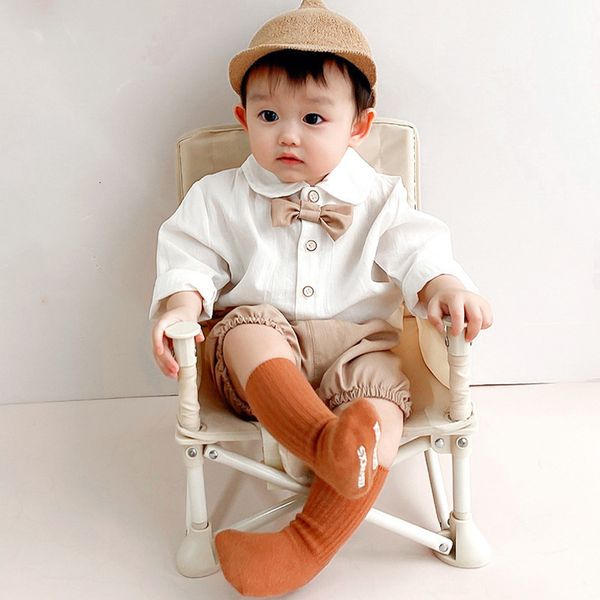 clothing sets 14y kids boys summer clothes sets toddler gentleman bow long sleeve shirt shorts outfits 2pcs baby clothing 230420, White
clothing sets 14y kids boys summer clothes sets toddler gentleman bow long sleeve shirt shorts outfits 2pcs baby clothing 230420, White
