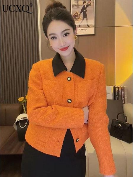 fur ucxq elegant color patchwork lapel woolen coats women winter 2022 loose multi pocket jackets autumn outwear ab3248, Black
fur ucxq elegant color patchwork lapel woolen coats women winter 2022 loose multi pocket jackets autumn outwear ab3248, Black