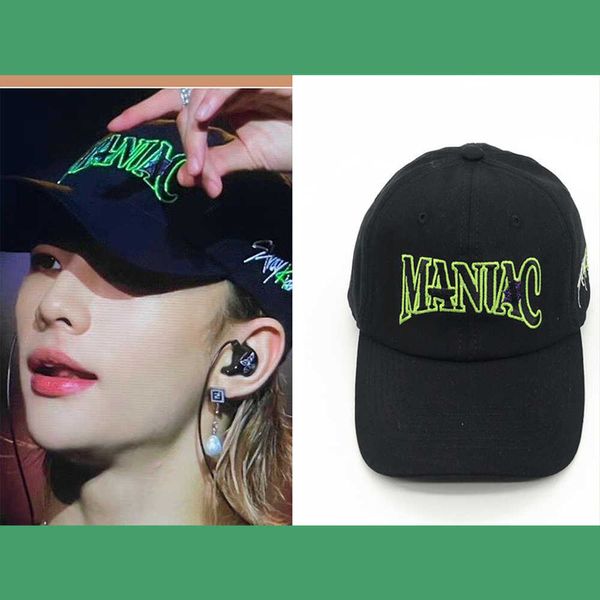ball caps kpop stray kids maniac embroidery print black baseball hat hyunjin felix leeknow concert peaked cap couple adjustable hat j230421, Blue;gray
ball caps kpop stray kids maniac embroidery print black baseball hat hyunjin felix leeknow concert peaked cap couple adjustable hat j230421, Blue;gray