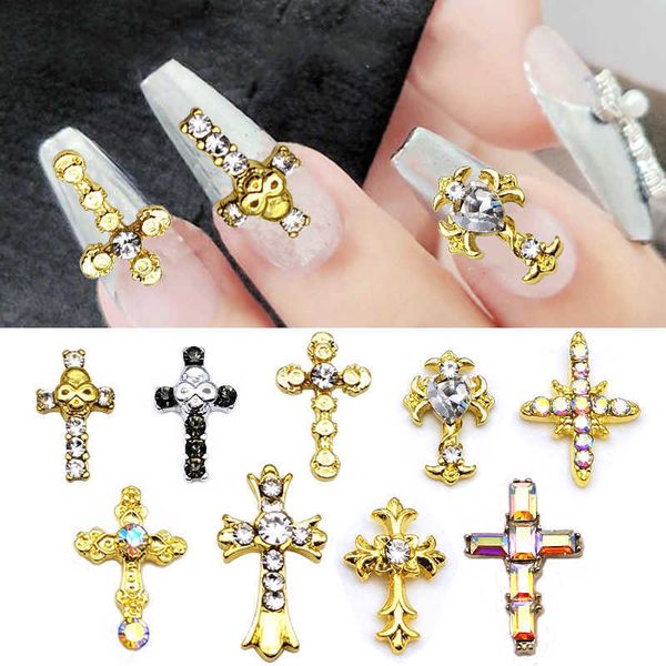 nail art decorations 10 pcspacote de luxo cruz unha arte jias diy brilhante zirco diamante strass charme para diamante acessrios do prego su, Silver;gold
nail art decorations 10 pcspacote de luxo cruz unha arte jias diy brilhante zirco diamante strass charme para diamante acessrios do prego su, Silver;gold