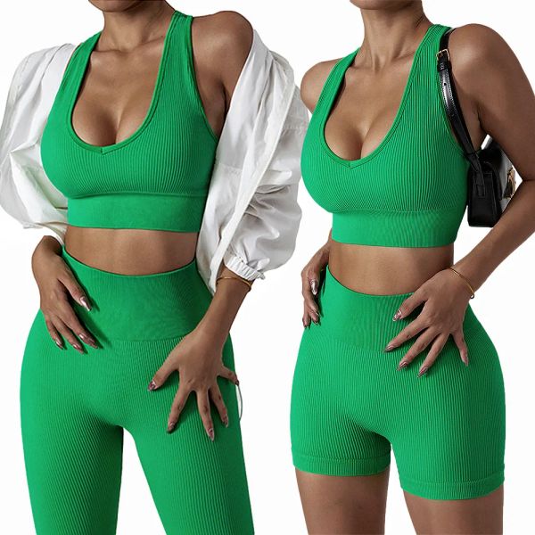 new fashion yoga outfits seamless two piece set women yoga set solid crop shirt shorts 2pcs fitness workout outfit sport gym clothes for, White;red 
new fashion yoga outfits seamless two piece set women yoga set solid crop shirt shorts 2pcs fitness workout outfit sport gym clothes for, White;red