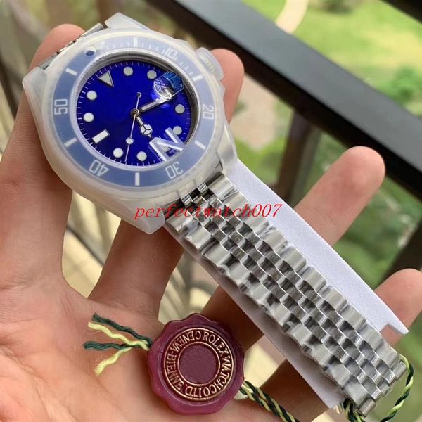 men's wristwatches 40mm blue dial ceramic sapphire aj 2836 movement stainless steel automatic classic series men173o, Slivery;brown
men's wristwatches 40mm blue dial ceramic sapphire aj 2836 movement stainless steel automatic classic series men173o, Slivery;brown
