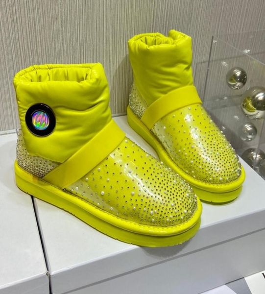 cold winter woman fashion flat color rhinestone shiny pvc boots popular woman short plush warm shoes large size6041499, Black
cold winter woman fashion flat color rhinestone shiny pvc boots popular woman short plush warm shoes large size6041499, Black