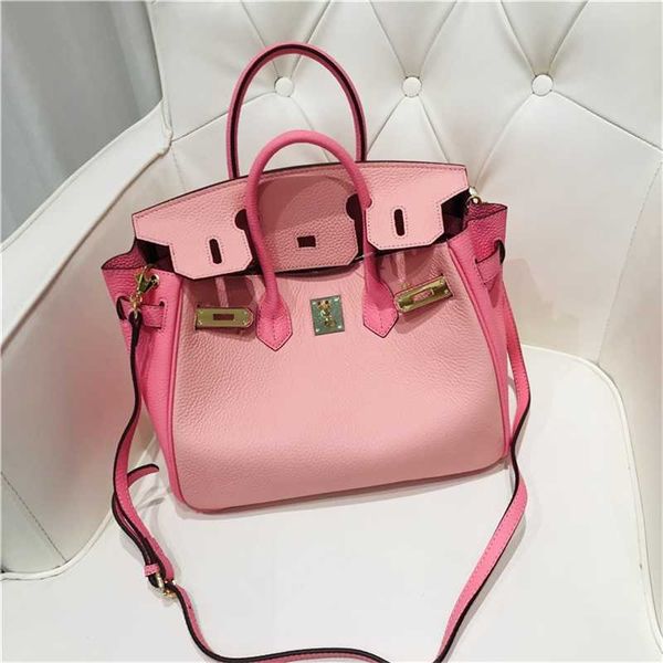 designer bag herms tote bag shoulder bag crossbody new contrast colored layer cowhide litchi pattern pink women's handheld one shoulder
designer bag herms tote bag shoulder bag crossbody new contrast colored layer cowhide litchi pattern pink women's handheld one shoulder