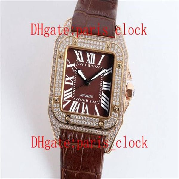 sf style gold shell 100th anniversary diamond series cal 2813 automatic movement mineral wear-resistant mirror glass men cowhide s2088, Slivery;brown
sf style gold shell 100th anniversary diamond series cal 2813 automatic movement mineral wear-resistant mirror glass men cowhide s2088, Slivery;brown