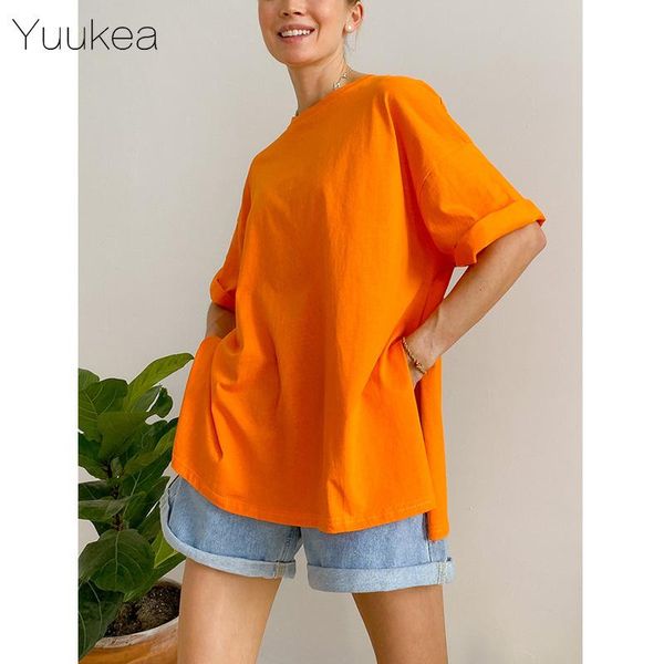 t-shirt yuukea loose o neck soft basic t shirt women summer oversized cotton split tees female casual simple solid short sleeve new, White
t-shirt yuukea loose o neck soft basic t shirt women summer oversized cotton split tees female casual simple solid short sleeve new, White