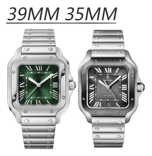 mens square watch renoj 39mm 35mm super factory luxury designer classic fashion automatic mechanical watch stainless steel strap classic buc, Slivery;brown
mens square watch renoj 39mm 35mm super factory luxury designer classic fashion automatic mechanical watch stainless steel strap classic buc, Slivery;brown
